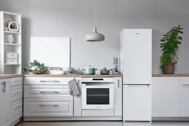 Lodówka z zamrażarką WHITE LK2347wh