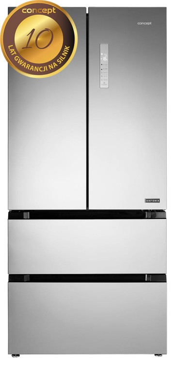 Lodówka z szufladami French Door SINFONIA LA6983ss