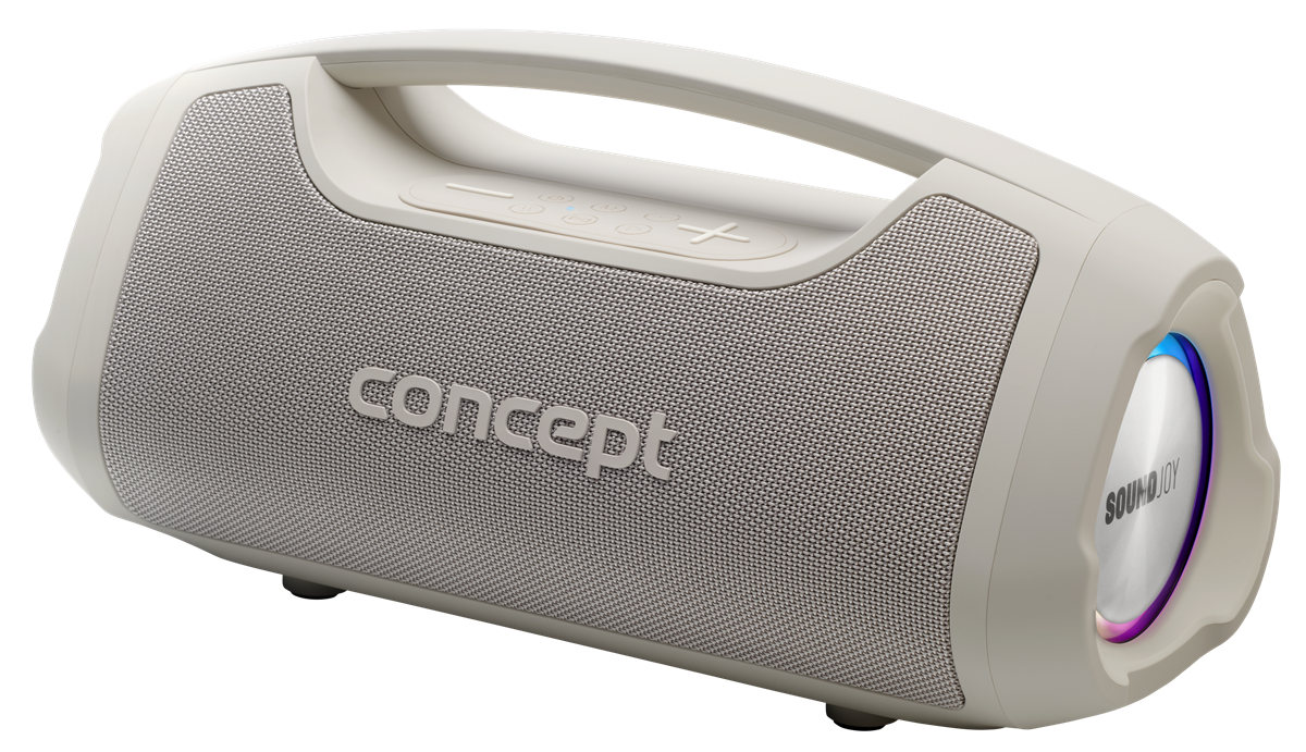 Głośnik bezprzewodowy Bluetooth Concept SoundJoy BR5061 jasny szary