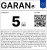 Etykieta GARAN – gwarancja producenta 5 lat