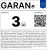 Etykieta GARAN – gwarancja producenta 3 lata