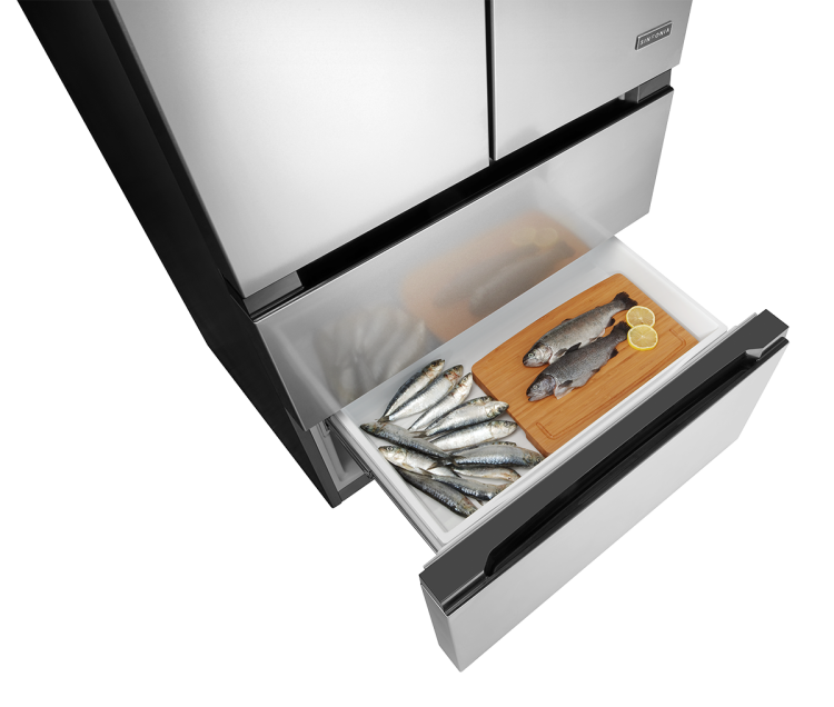 Lodówka z szufladami French Door SINFONIA LA6983ss