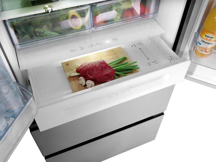 Lodówka z szufladami French Door SINFONIA LA6983ss