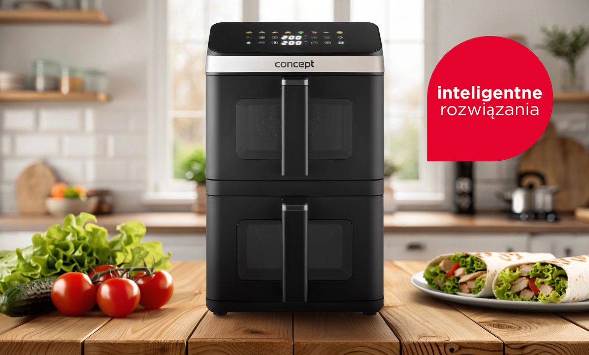 Frytkownica beztłuszczowa Concept FR4600 w kuchni